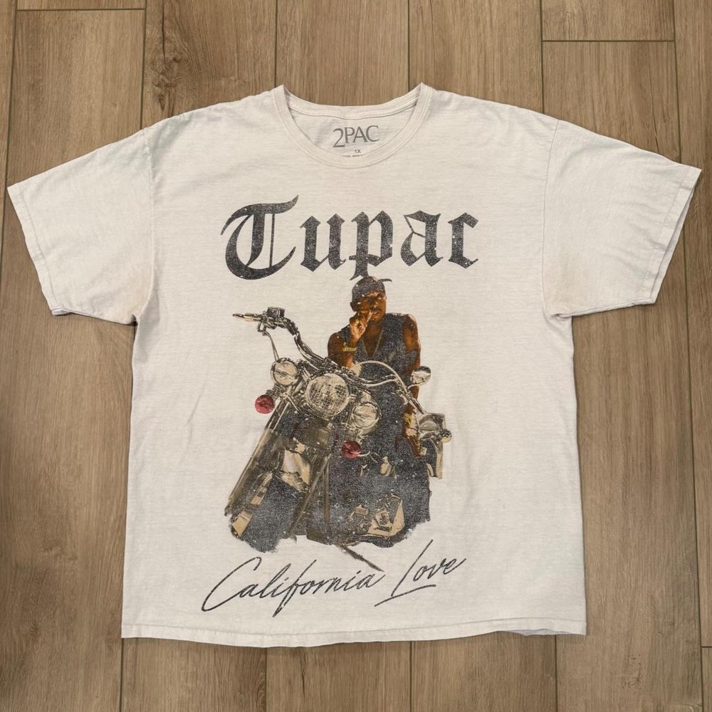 2Pac Tupac California Love Cotton T-Shirt Size XL